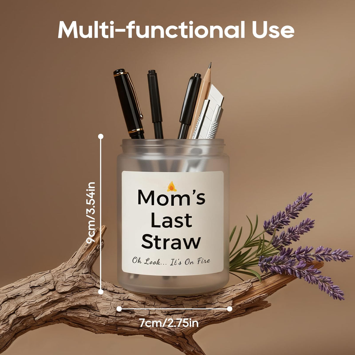 Gifts for Women, Birthday Gifts for Women, Unique Friendship Gift for Womens, Best Friend, Her, Sister, Bestie, Girlfriend, Mom, Funny Scented Candle with Replaceable Stickers