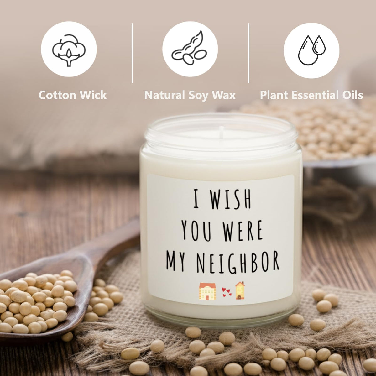 Gifts for Women, Birthday Gifts for Women, Unique Friendship Gift for Womens, Best Friend, Her, Sister, Bestie, Girlfriend, Mom, Funny Scented Candle with Replaceable Stickers